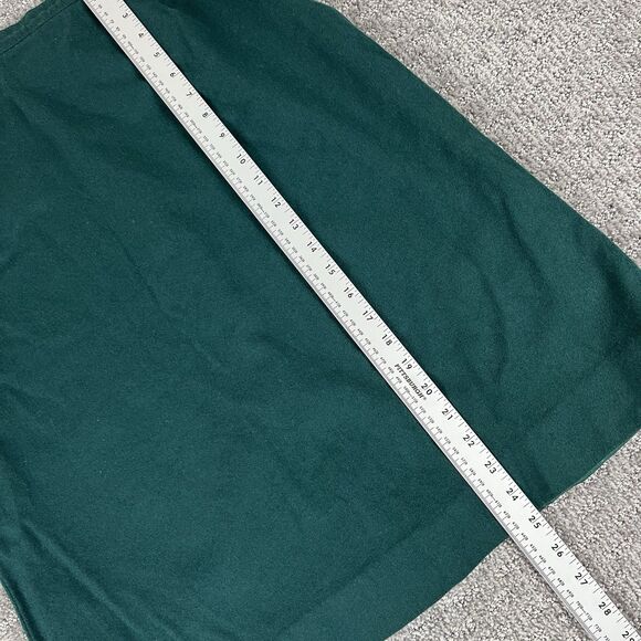 Vintage Pendleton Skirt Womens Fourteen 70s 80s Midi A Line Wool Retro Green - Picture 8 of 11